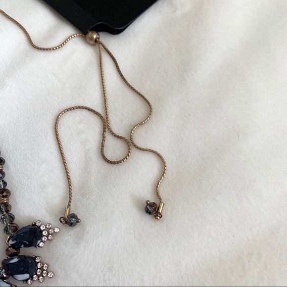 Steve Madden Drop Fringe Statement Necklace - Picture 4 of 7